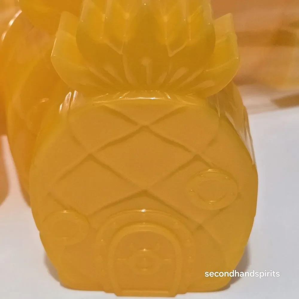 SpongeBob SquarePants Pineapple House Plastic Orange Containers Lot of 9 Empty
